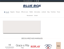 Tablet Screenshot of blue-box.fr